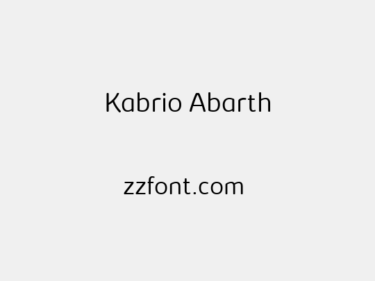 Kabrio Abarth