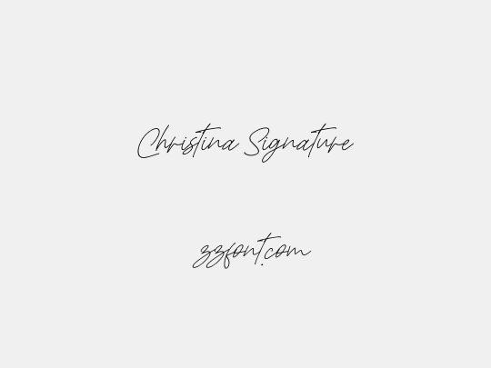 Christina Signature