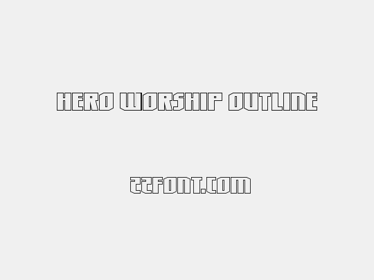 Hero Worship Outline