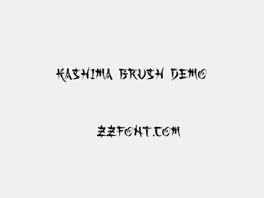 Kashima Brush Demo