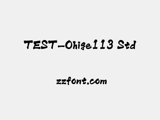 TEST-Ohige113 Std