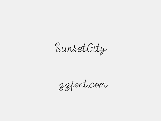 SunsetCity
