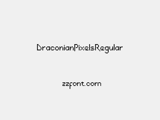 DraconianPixelsRegular