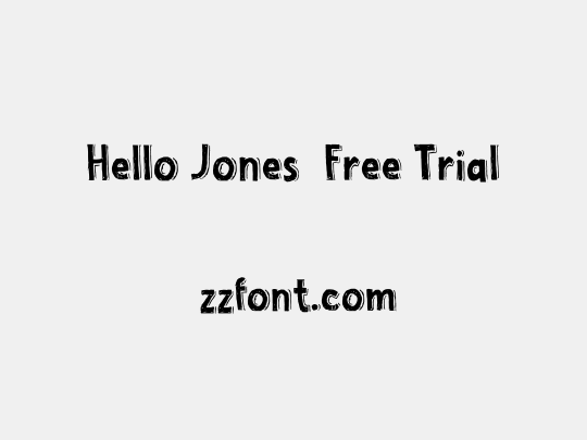Hello Jones  Free Trial