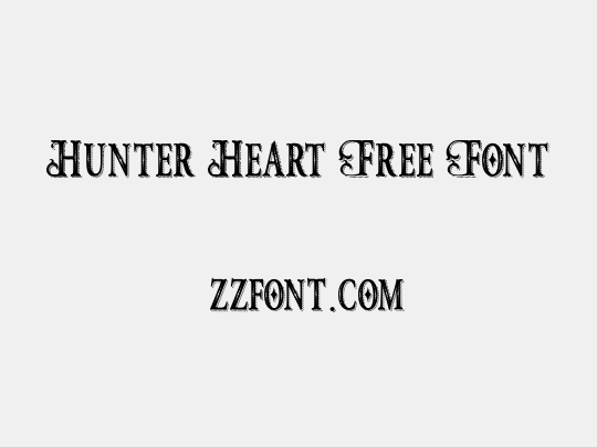 Hunter Heart Free Font
