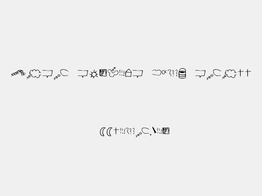 just symbols and stuff