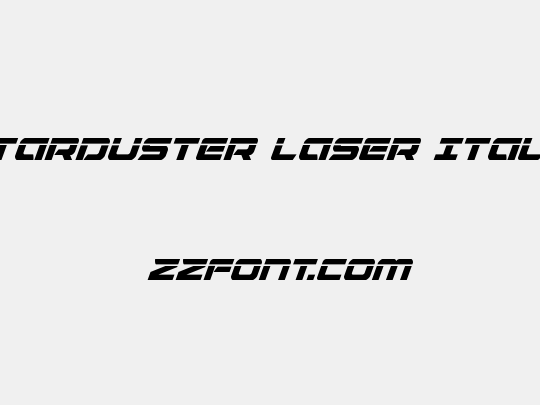 Starduster Laser Italic