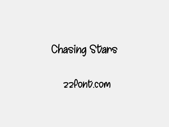 Chasing Stars