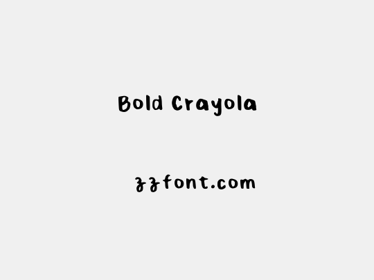 Bold Crayola