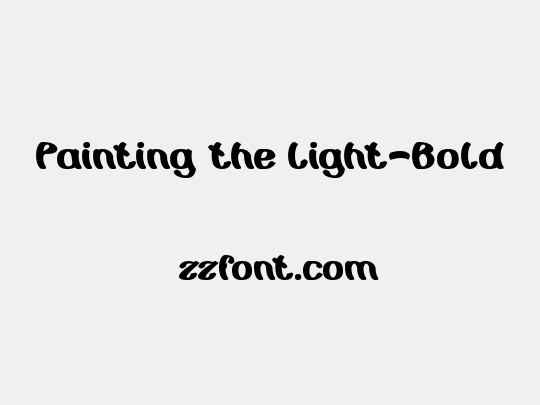 Painting the Light-Bold