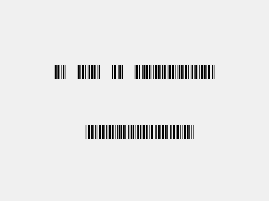 3 of 9 Barcode