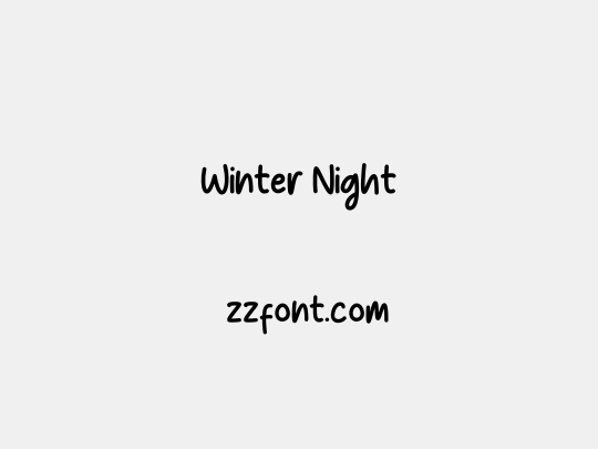 Winter Night
