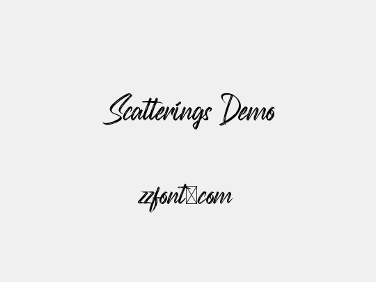 Scatterings Demo