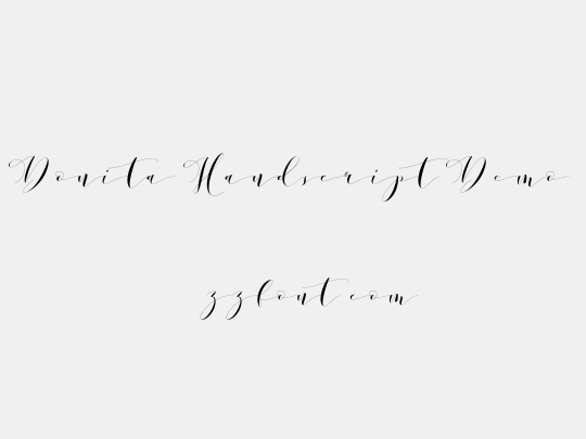 Donita Handscript Demo