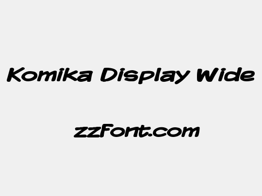 Komika Display Wide