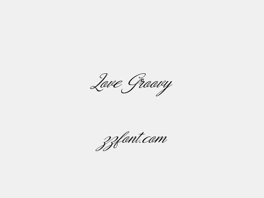 Love Groovy
