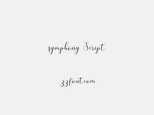 symphony Script