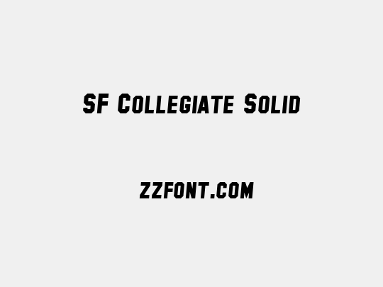 SF Collegiate Solid
