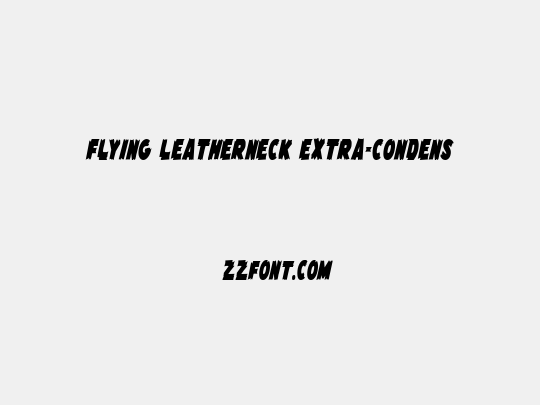 Flying Leatherneck Extra-condensed