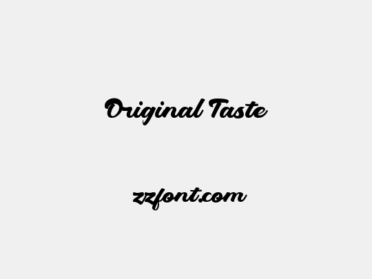 Original Taste
