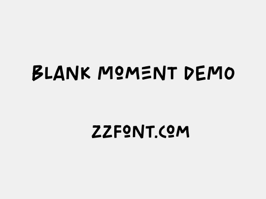 Blank Moment DEMO