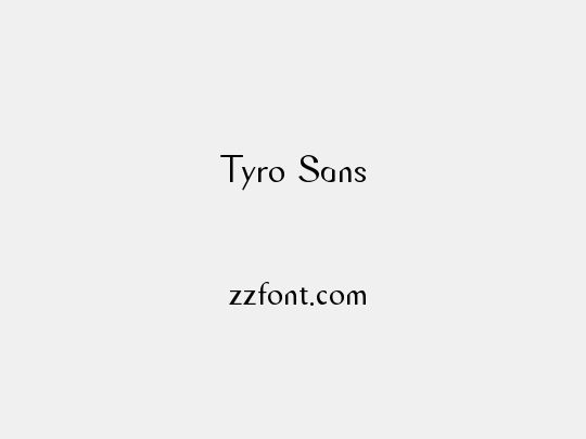 Tyro Sans