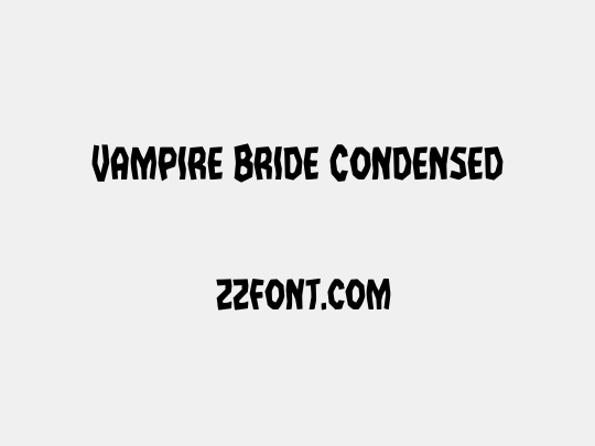 Vampire Bride Condensed