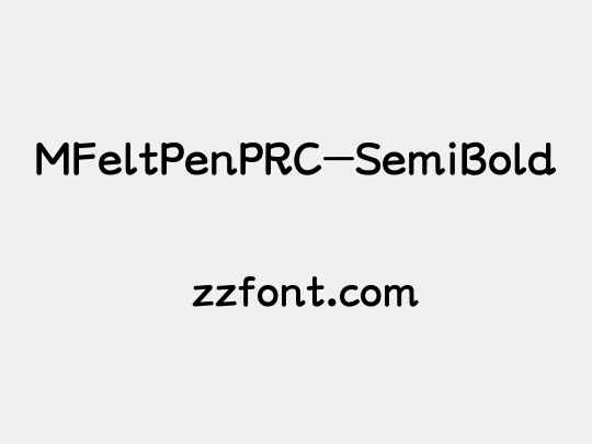 MFeltPenPRC-SemiBold