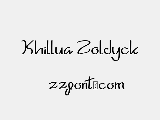 Khillua Zoldyck