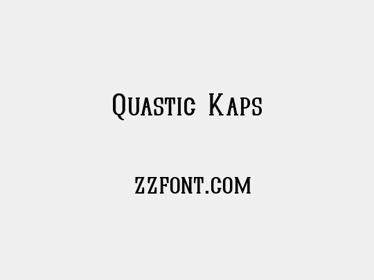 Quastic Kaps