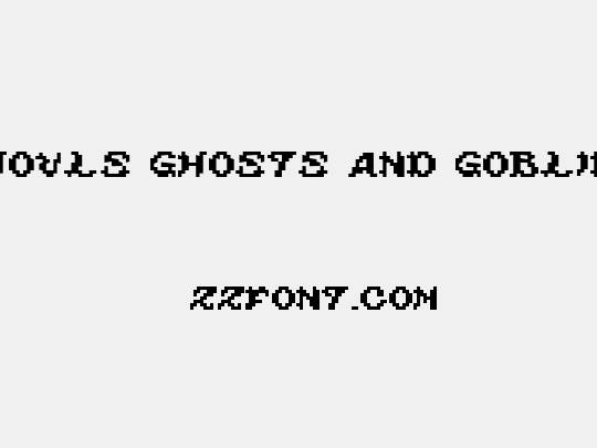 ghouls ghosts and goblins