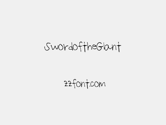 SwordoftheGiant