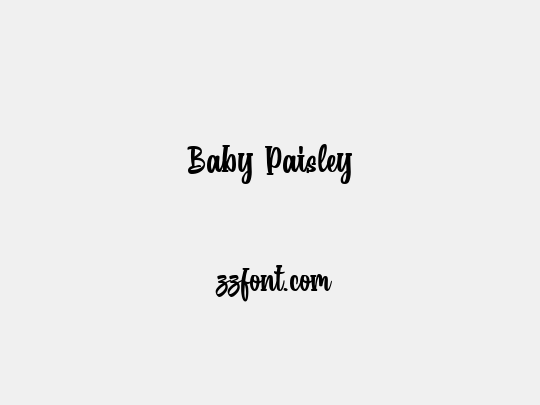 Baby Paisley