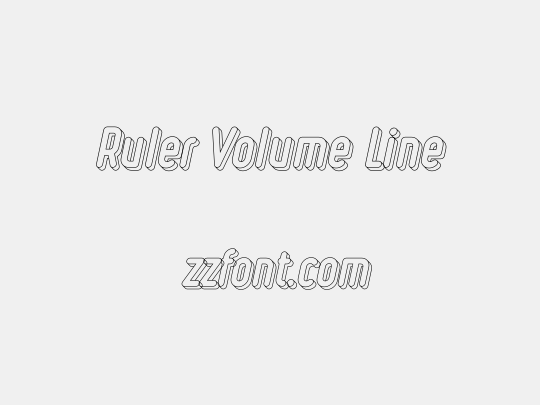 Ruler Volume Line