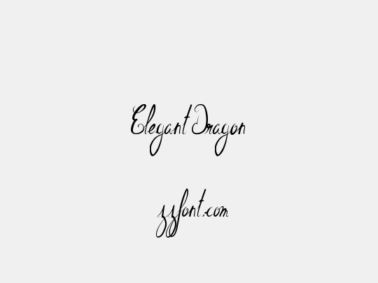 Elegant Dragon