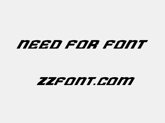 Need for Font