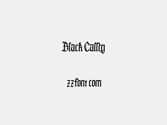Black Callig