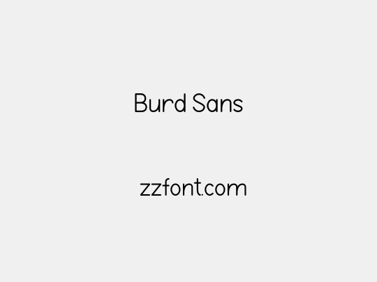 Burd Sans