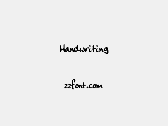 Handwriting