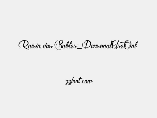 Raisin des Sables_PersonalUseOnly
