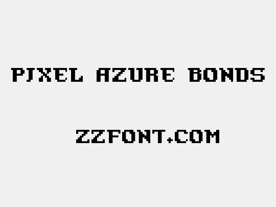 Pixel Azure Bonds