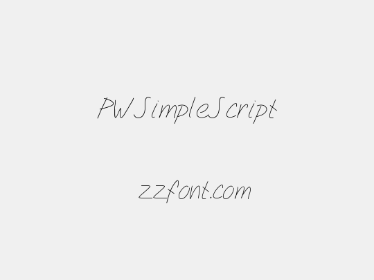 PWSimpleScript
