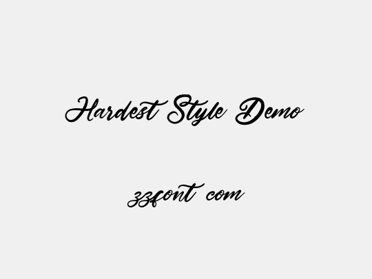 Hardest Style Demo