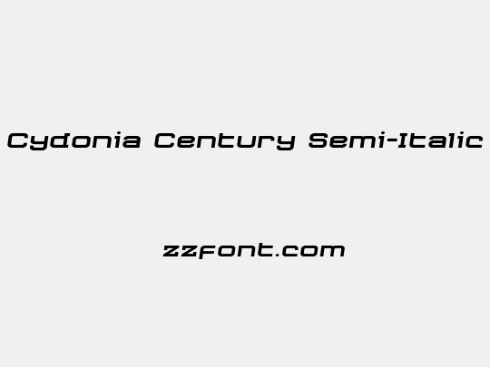 Cydonia Century Semi-Italic