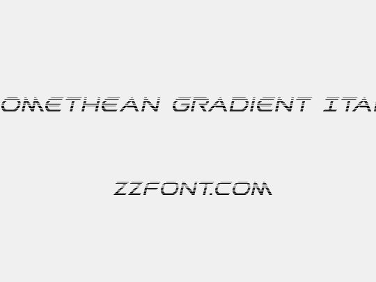 Promethean Gradient Italic