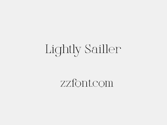 Lightly Sailler