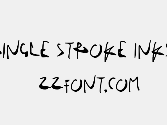 Single Stroke Inks