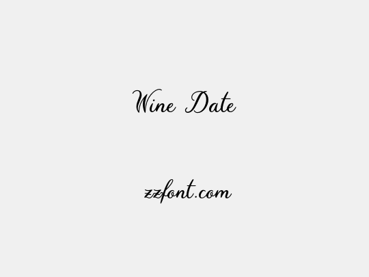 Wine Date