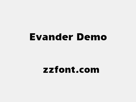Evander Demo