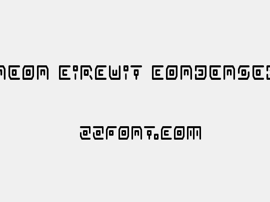 Neon Circuit Condensed